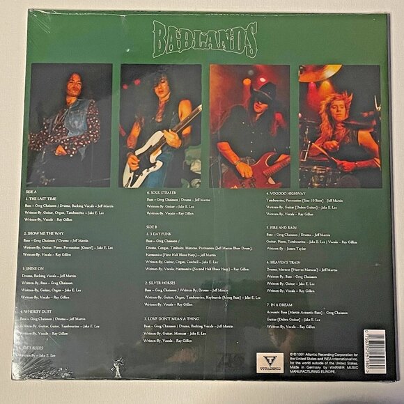 Badlands Voodoo Highway LP Colored Vinyl Import Limited Edition Jake E. Lee Ozzy - Picture 2 of 8
